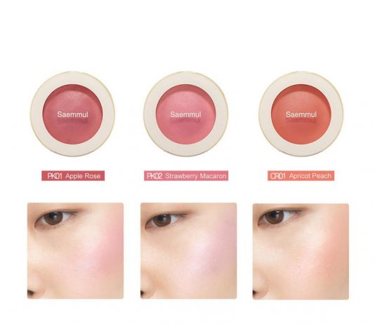 Màu phấn má hồng The Saem Eco Soul Boumce Cream Blusher