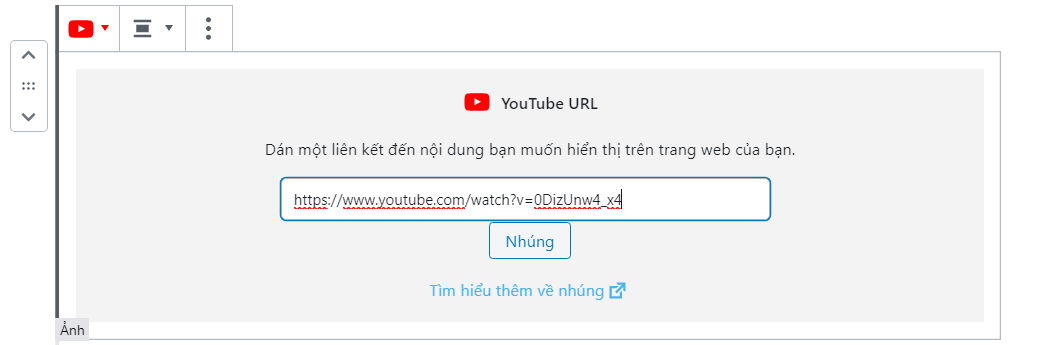 Cách chèn video Youtube vào bài viết