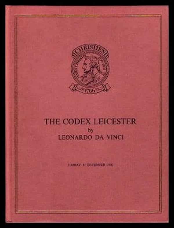 “Codex Leicester” của Leonardo da Vinci 