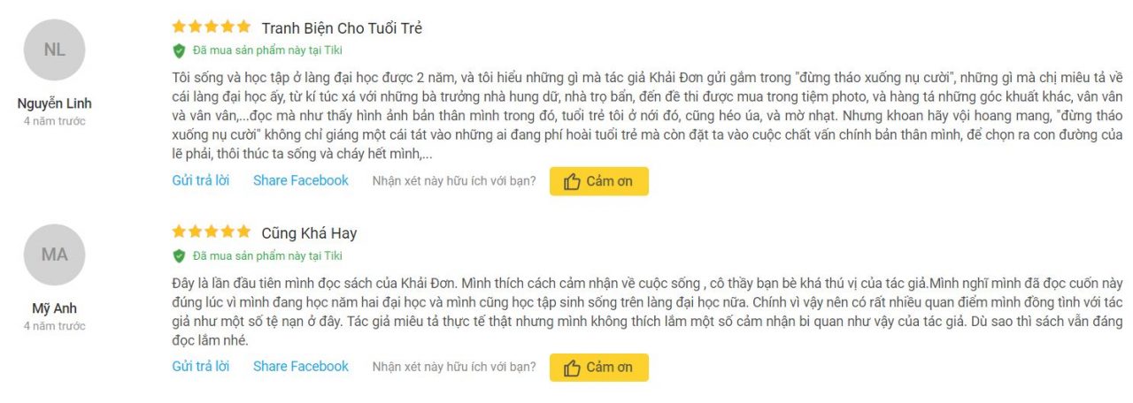 Review sách "Đừng tháo xuống nụ cười xuống" của bạn Nguyễn Linh và Mỹ Anh