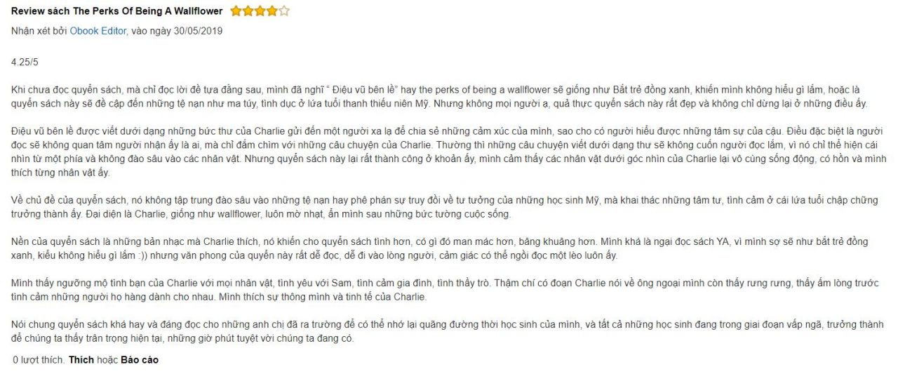 Review của tác giả về sách "Điệu vũ bên lề"