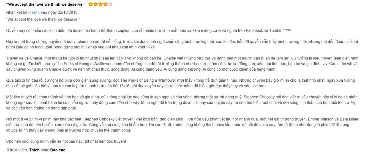 Review đánh giá của tác giả về sách "Điệu vũ bên lề"