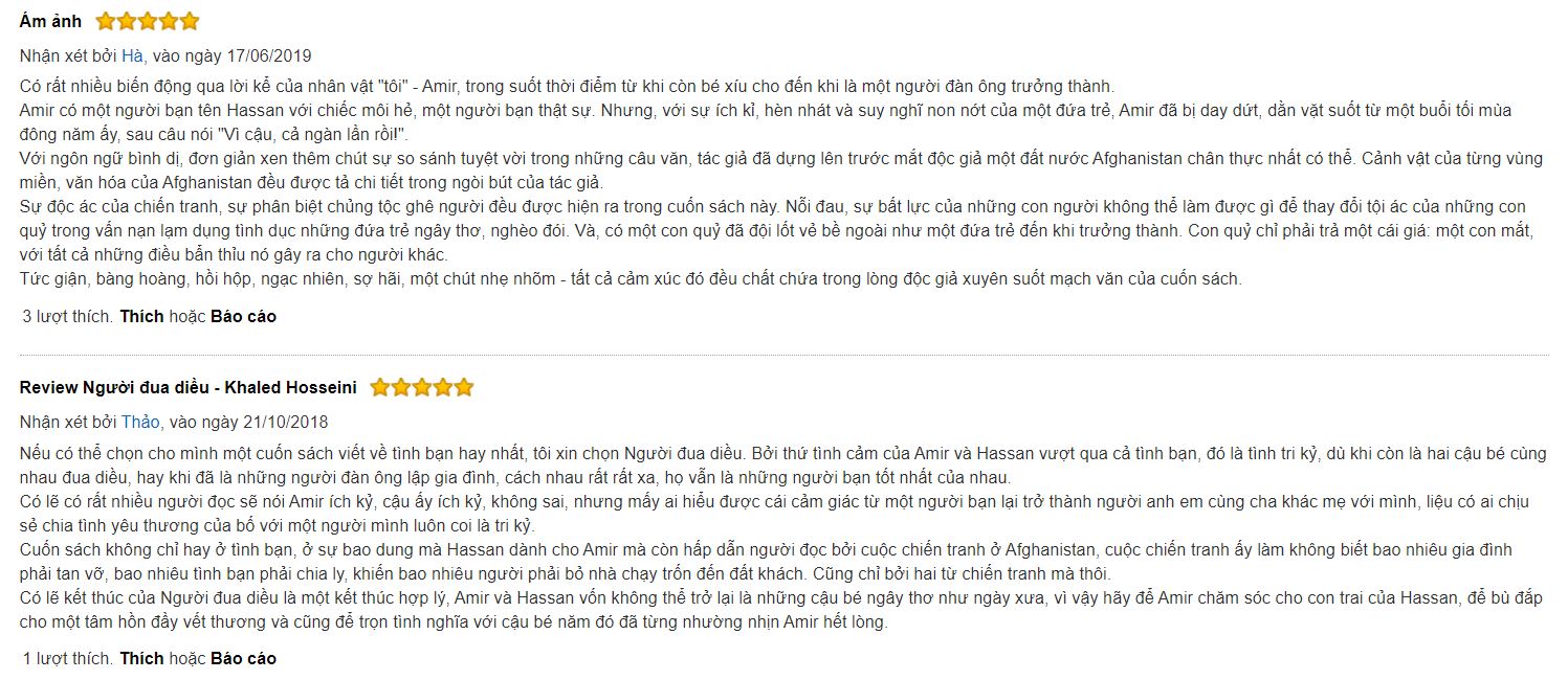 Review của bạn Hà và Thảo