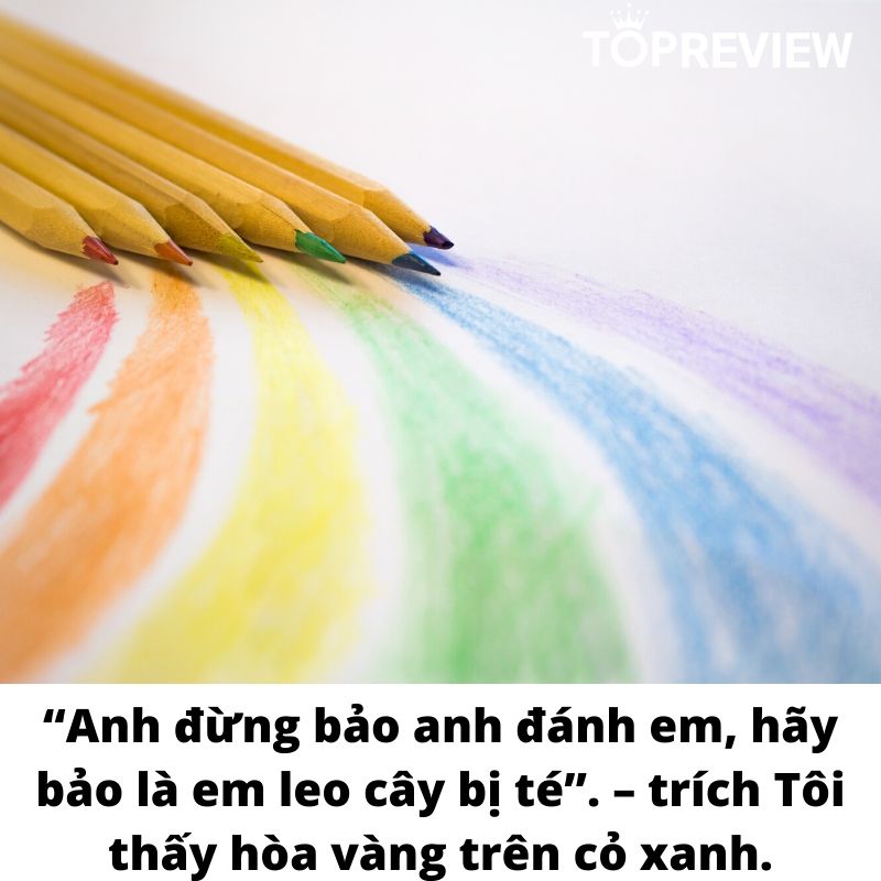 Tôi thấy hoa vàng trên cỏ xanh