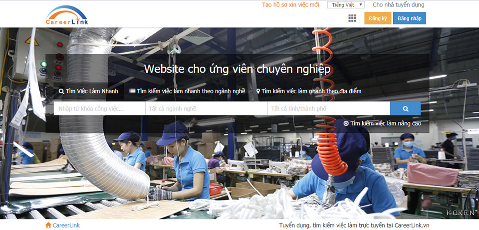 Careerlink - website tuyển dụng việc làm chất lượng uy tín tại Việt Nam