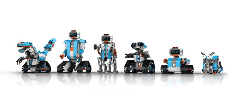 Robot Stem - Dòng Robot giáo dục AI Module 1 có thể lắp ráp thành hơn 63 hình dạng