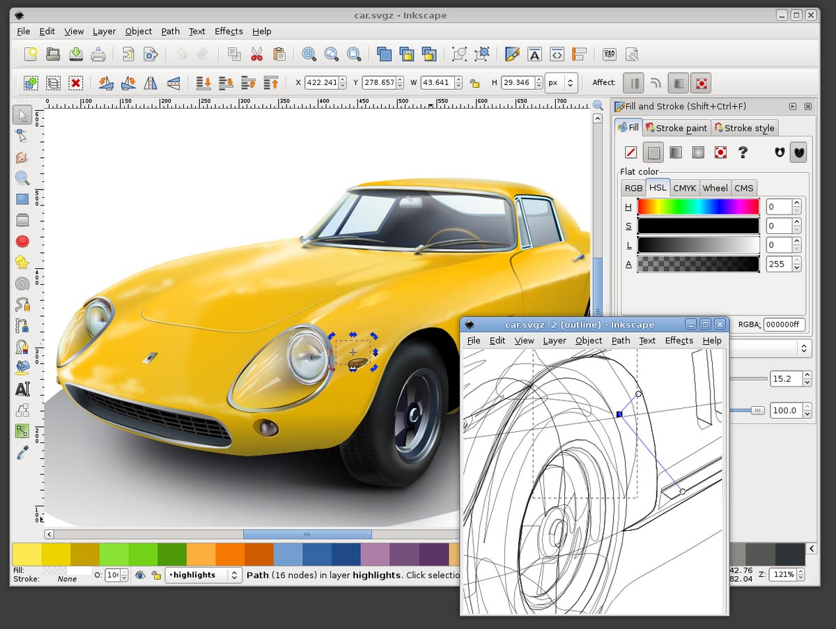 Создание векторного изображения в coreldraw