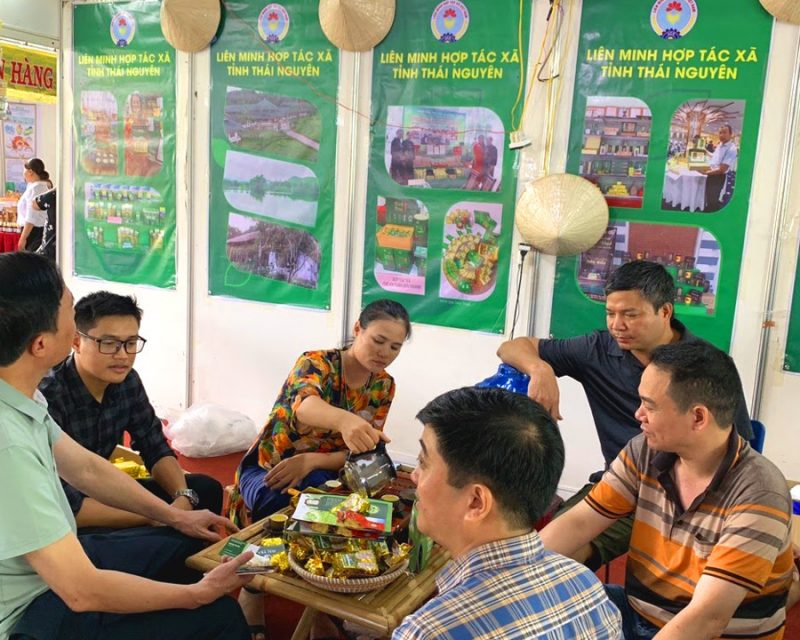 Khách hàng đang thưởng thức Trà Đinh ngon nhất tại cửa hàng chúng tôi