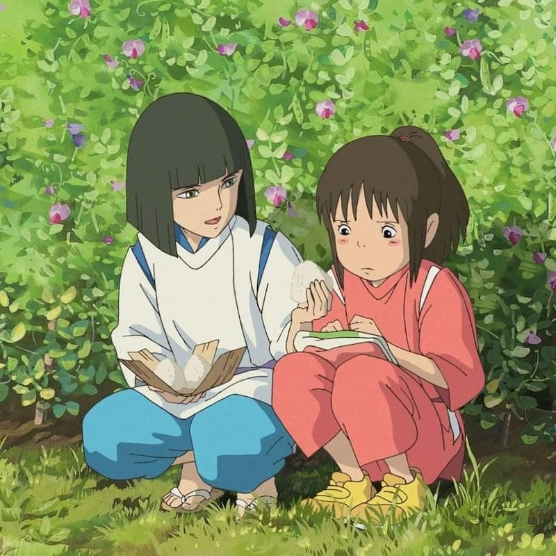 Nơi mà Haku và Chihiro lén gặp nhau tại Vùng đất linh hồn chính là vườn hoa