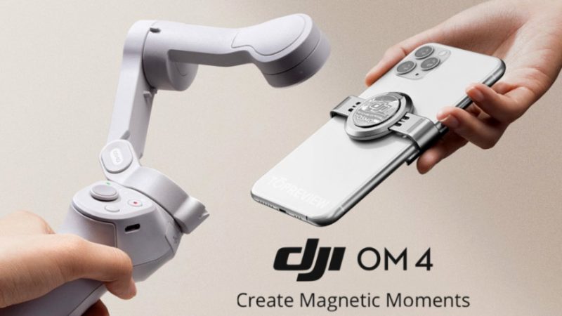 DJI Osmo Mobile 4 với vòng dính từ tính độc đáo và tiện lợi