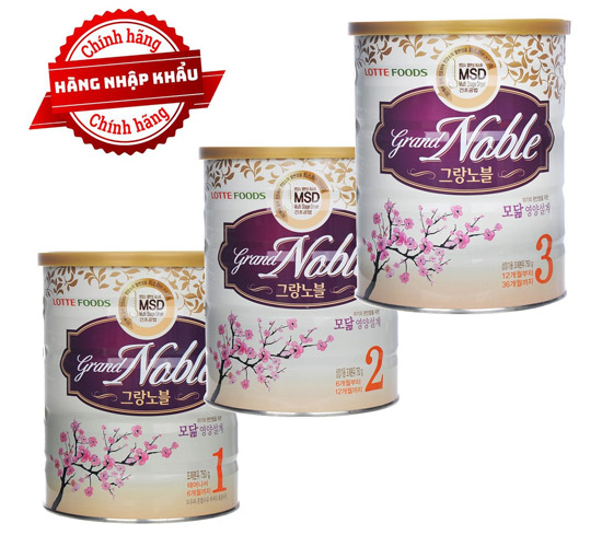 Sữa-Grand-Noble-1-2-3-Lotte-Hàn-Quốc