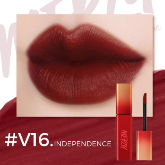 Son Kem Lì Merzy The First Velvet Tint #V16 Independence