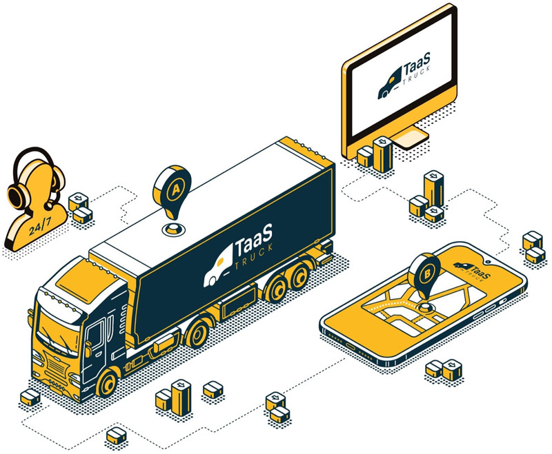 Ứng dụng quản lý vận tải TaaS Truck