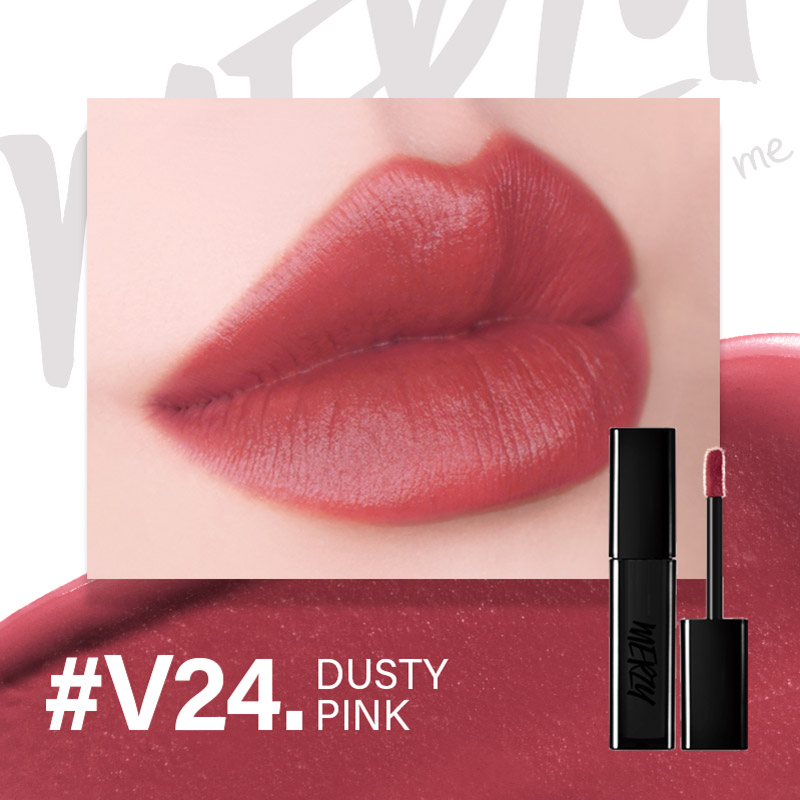 Màu son #V24 trong bộ sưu tập Merzy Noir được nhiều bạn trẻ yêu thích
