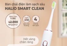 Review Có Nên Mua Bàn Chải Điện Làm Sạch Sâu Halio SmartClean Không