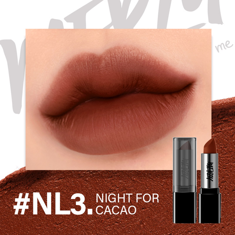 Thỏi son #NL3 của Merzy Noir là màu son đất “hiếm có khó tìm” được rất nhiều sao nữ yêu thích