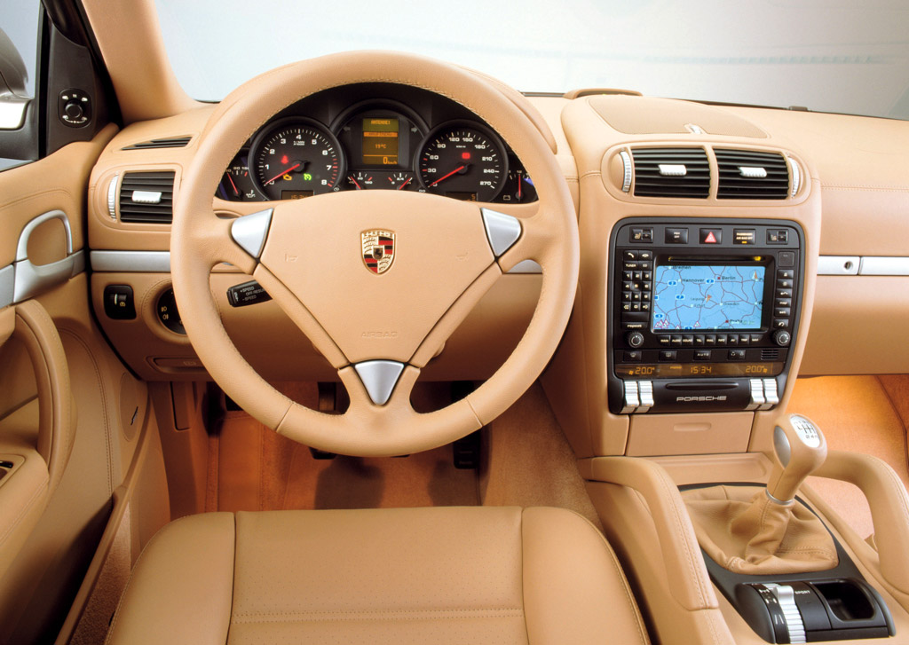 Porsche Cayenne Beige Leather Interior
