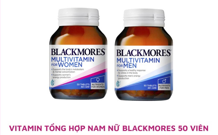 Viên uống multi vitamin 2 phiên bản dành cho nam nữ của Blackmore
