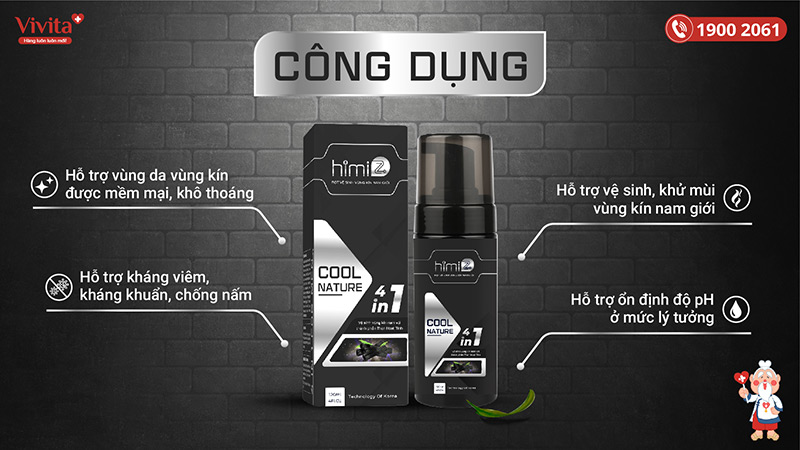Công dụng Himiz Cool Nature 4in1
