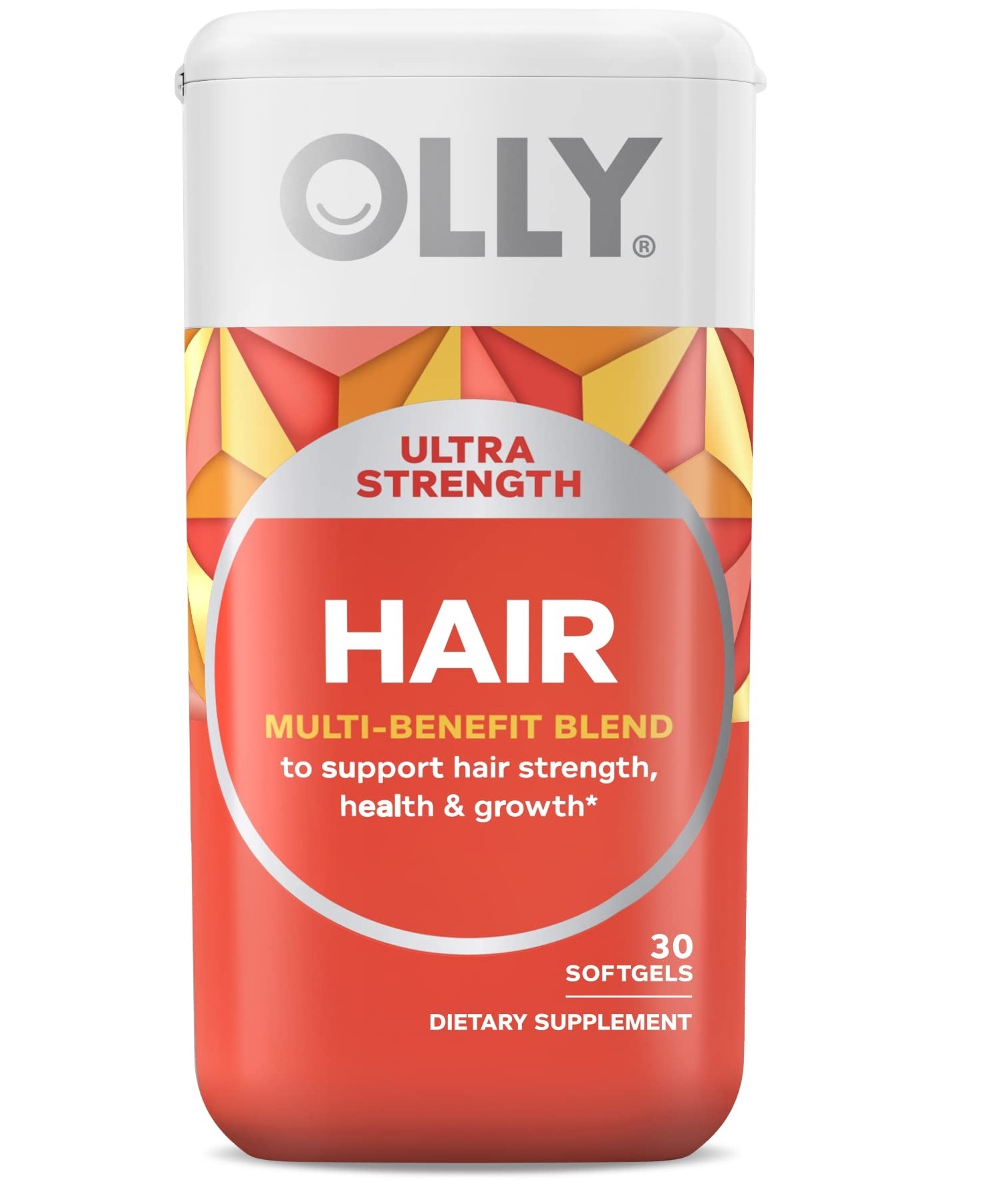 Vien uong cham soc toc tay Olly Hair Ultra 30 Softgels