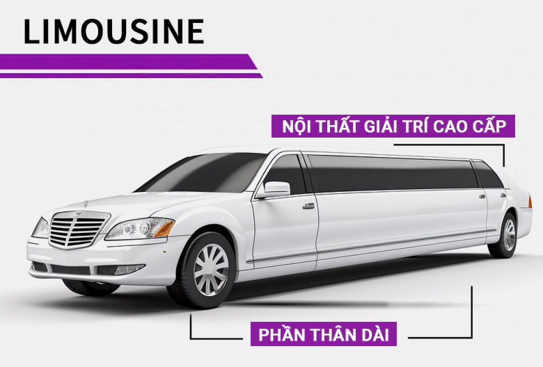 Xe Limousine: xe sang chảnh, thời thượng