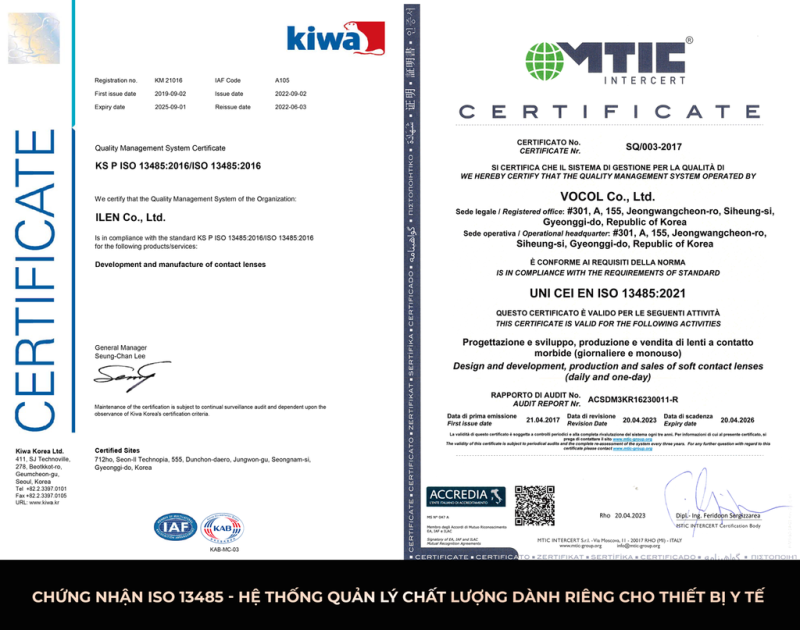 Chứng nhận ISO 13485