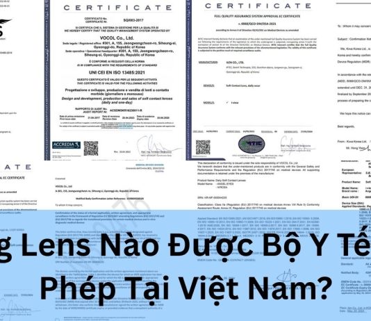 Hãng Lens Nào Được Bộ Y Tế Cấp Phép Tại Việt Nam?